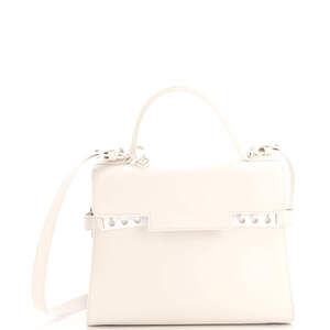Delvaux MM Tempete Top Handle Bag Leather